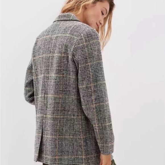 American Eagle Plaid Blazer - Picture 2 of 5